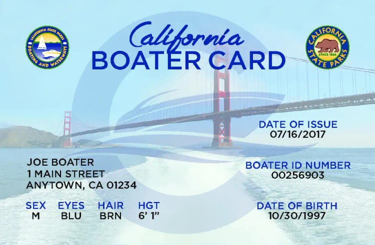 Boating on California waters